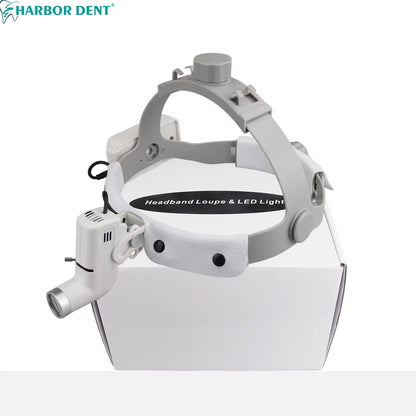 Dental 5W LED Head Light Lamp Brightness Spot Ajustable Dentistry Lab Headlamp Surgical Headlight