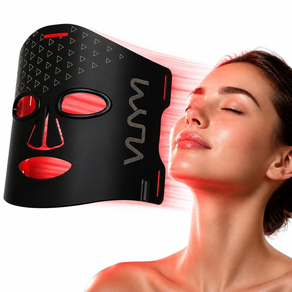 VYM Professional Cordless Red Light Therapy Mask for Facial Treatment 