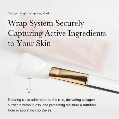Medicube Collagen Night Wrapping Mask - Overnight Peel-Off Mask for Firming & Glow